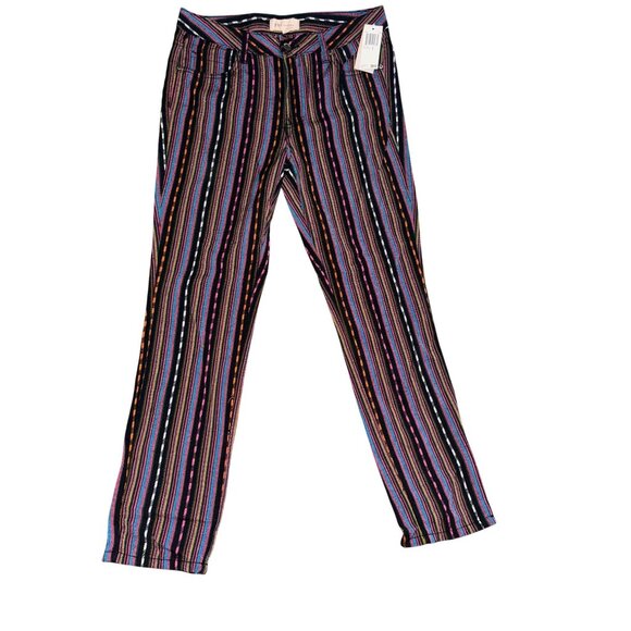 Philosophy Multicolor Striped Womens Pants Size 6 - Picture 1 of 6